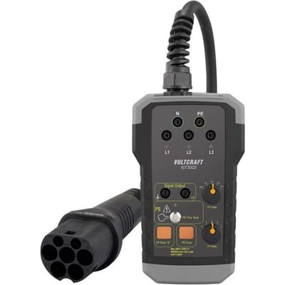 VOLTCRAFT IST 3003 EVSE-tester voor VDE0100-installatietester Wallbox eMobility PE-voorcontrole
