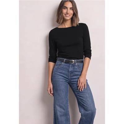 Longsleeve met boothals