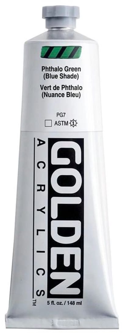 Golden Heavy Body Acrylverf Phthalogroen (blauwachtig) 148 ml