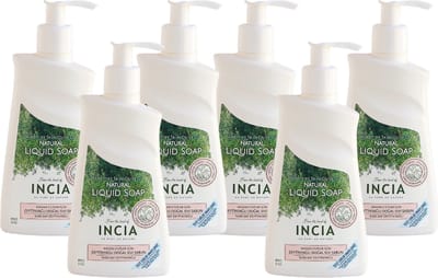 INCIA - Natuurlijke Vloeibare Handzeep - Gevoelige Huid - 6 x 250 ml