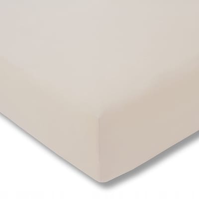 Jersey Hoeslaken 120x200 cm - Beige - 200 G/M²