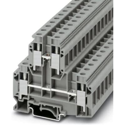 Phoenix Contact 2772077 Doorgangsserieklem 10.2 mm Schroeven Grijs 50 stuk(s)