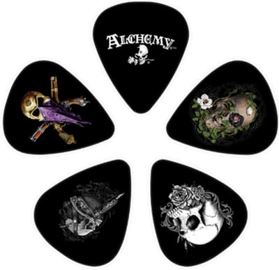 Alchemy Crypt Signature Medium - plectrum - 0.70 mm - 10-pack