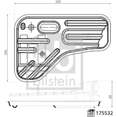 Oliefilter, automaat FEBI BILSTEIN 175532