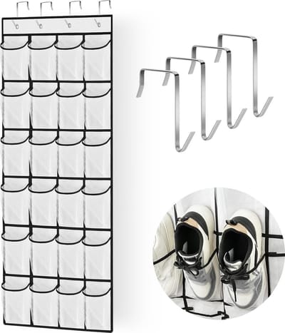 La'Moussawi ® Multifunctionele Hangende Organizer met 24 Vakken voor Deur