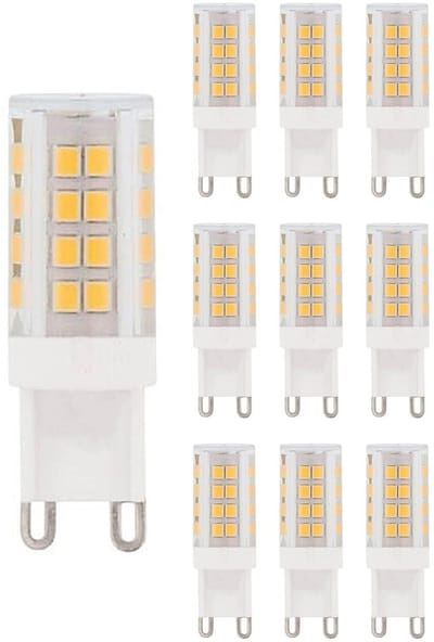VITO LED Capsule Steeklamp G9 - 6W (vervangt 50W) - 607lm - 6400K - 220-240V - Ø16mm - Energiezuinig - 10 stuks