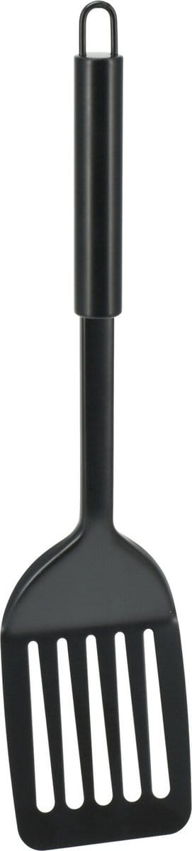 Excellent Houseware Kook/keuken gerei - bak spatel - zwart - RVS - 33 cm