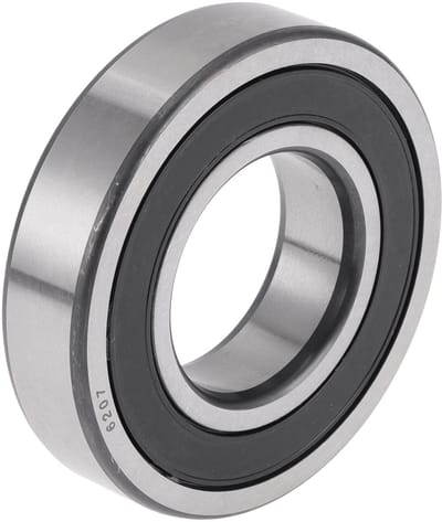 Allecto - Diepgleuf Kogellagers - Gesmeerde Lagers - Hoge draagkracht - 35x72x17mm - Stofdicht - Ideaal voor hoge snelheid - Zwart