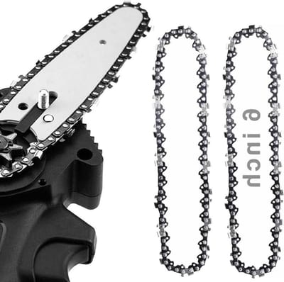 6 inch 36DL kettingzaagketting - 2 stuks gelegeerd staal - draadloos elektrische kettingzaag - mini-kettingzaag - 6 inch slijtvast - geschikt voor alle draagbare modellen