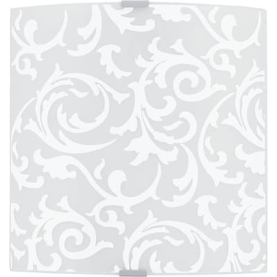 EGLO Grafik Wand/Plafondlamp - LED - 280X290mm. - Wit Met Decor