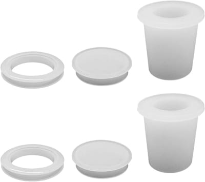 Parasol Gat Ring - Tafel Inzetstuk - Terras Stabiliseren - Aanpasbare Pasvorm - 6 Stuks - Zwart