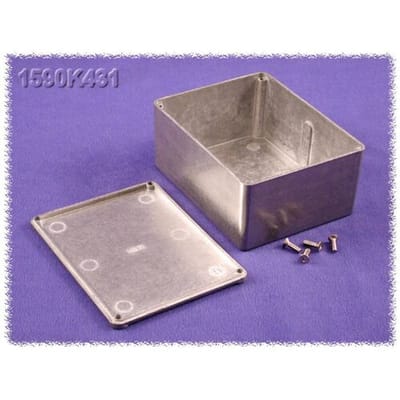 Hammond Electronics 1590K431 Universele behuizing 120 x 94 x 56 Zink Natuur 1 stuk(s)