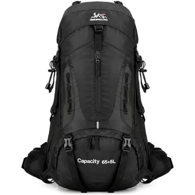 70L Camping Rugzak Reistas Klimmen Mannen Vrouwen Wandelen Trekking Tas Outdoor Bergsport Sporttassen Hydratatie Bagage Pak 50 - 70L black