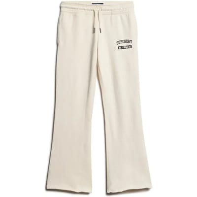 Superdry - Athletic Essentials joggingbroek met lage taille en wijde pijpen - Dames - Broeken