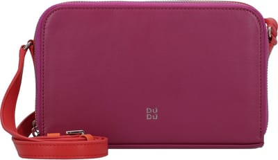 DuDu Ines Crossbody tas Leder 19 cm - Dames - burgundy