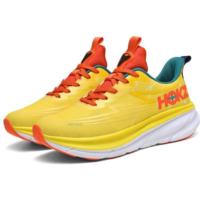 Nieuwe Hardloopschoenen voor Heren Lichtgewicht en Explosief Dunne Schokabsorberende Fitness en Casual Marathon Mesh Ademend Koppel Sportschoenen 39 red