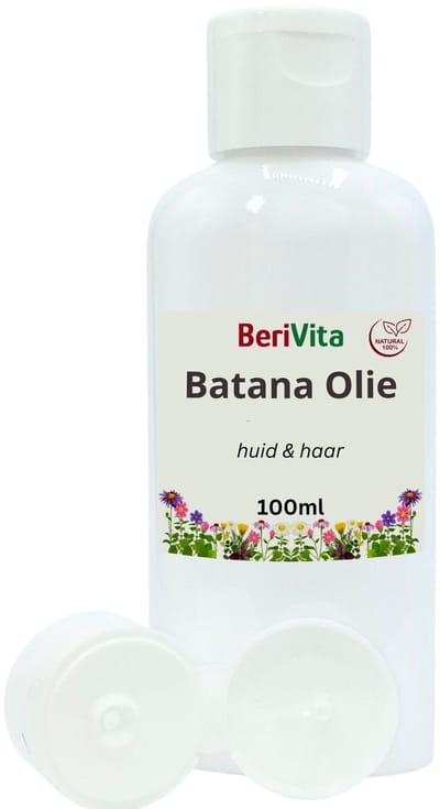 Batana Olie 100ml - Pure Huid en Haarolie van Amerikaanse Palm, Elaeis Oleifera - Batana Oil Koudgeperst en Onbewerkt