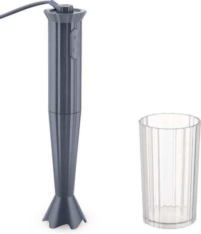 Alessi Staafmixer Plissé - 2 standen - Grijs - Michele de Lucchi - MDL10 G
