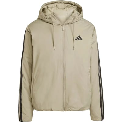 Geïsoleerde jas met capuchon adidas Essentials Climawarm 3 stripes