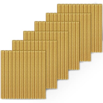 Glitter Goud Lijmsticks 7mm - 72 Stuks voor Knutselen en Versieringen