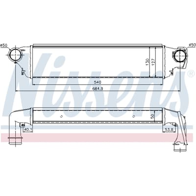 Intercooler NISSENS 96741