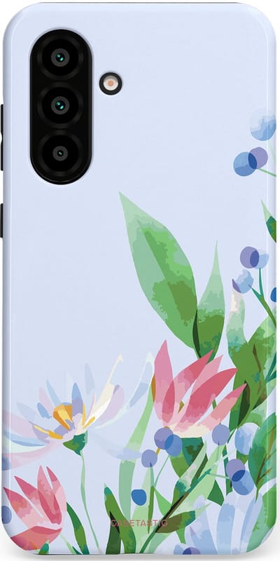 Casetastic hoesje geschikt voor Samsung Galaxy A36 / Samsung Galaxy A56 - Dubbellaagse bescherming - Dromen in pastel - Fashion Case - Lichtgrijs Mintgroen