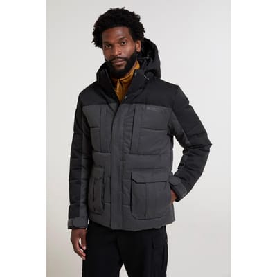 Mountain Warehouse Heren Shock Gewatteerd Jasje (Houtskool)