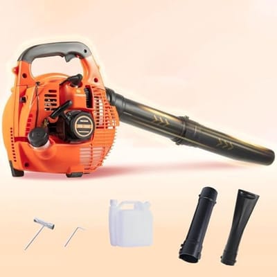 Draagbare Bladblazer - Motorblazer Tuin - Gazononderhoud Sneeuwruimen - Krachtige 2-takt Motor - 25.4CC - Zwart