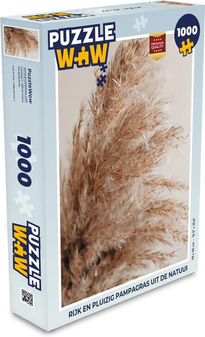 Puzzel Gras - Planten - Natuur - Pampasgras - Legpuzzel - Puzzel 1000 stukjes volwassenen
