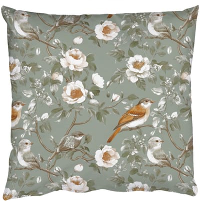 Sierkussens - Kussentjes Woonkamer - 50x50 cm - Roze - Vogels - Kleurrijk
