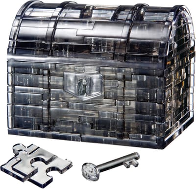 Kristallen Puzzel - 3D Puzzel - Ontspanning - Uniek Ontwerp - 52 Stukjes - Zwart