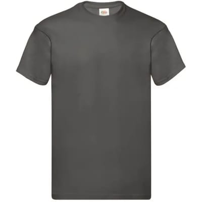 Fruit of the Loom - Original T - Light Graphite (Solid) - XL