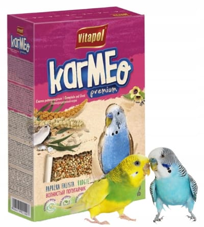 Vitapol Serie - Volledige Voeding voor Budgies - 500g - Hoge Kwaliteit Ingrediënten - Optimale Gezondheid