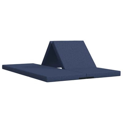 vidaXL - Vouwbare - Sofa - Bed - 140 - x - 67 - x - 15 - cm - Blauw