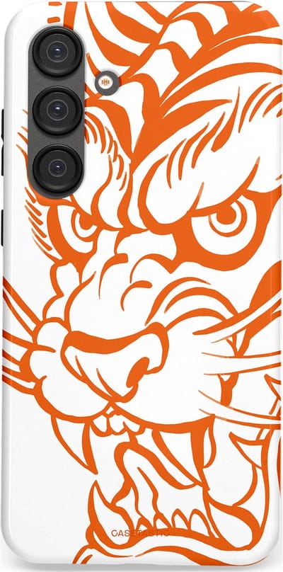 Casetastic Hoesje Geschikt voor Samsung S25 Plus - Stijlvolle Beschermende Duo-layer Case - Wilde lijnen