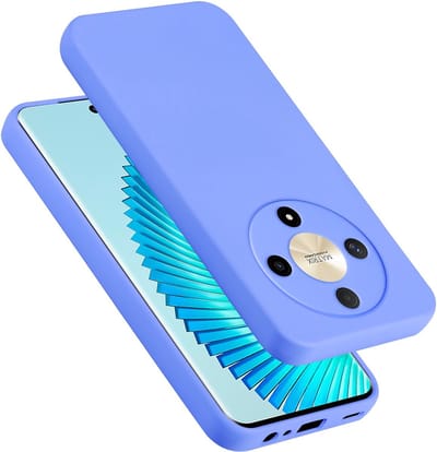 Cadorabo Hoesje geschikt voor Honor Magic 6 Lite 5G in LIQUID LICHT PAARS - Beschermhoes gemaakt van flexibel TPU silicone Case Cover
