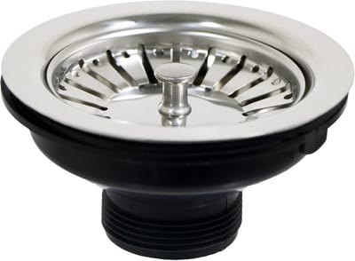 RVS Zeefstop Voor Keukenspoelbakken en Wastafels - Universeel 40mm Afvoerplug