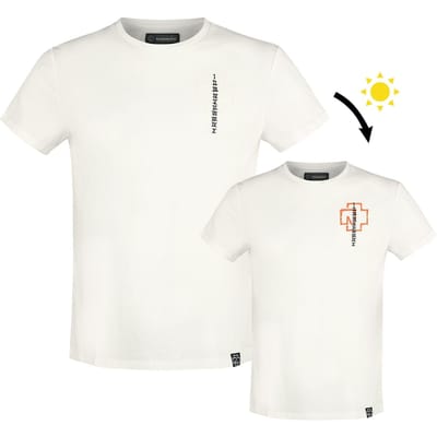 Rammstein T-shirt - Sonne - M - wit