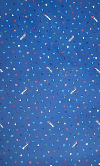 Lief! Lifestyle | Tafelkleed vinyl | Blauw sterrenprint | 140x220 cm