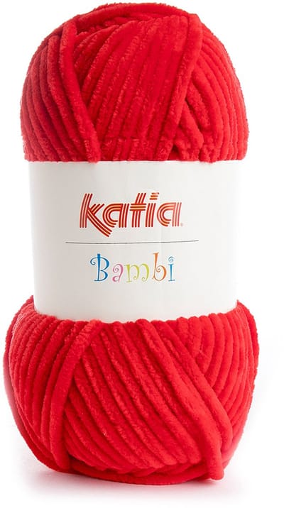 Katia Bambi - 312 rood - Chenille Garen