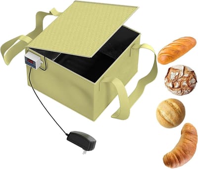 Deeg Rijskast - Brood Fermentatie - Perfect Brood Maken - Precisie Temperatuurregeling - 30x29x19 cm