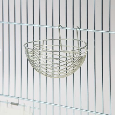 Kanarie nest van metalen spijlen | duurzaam & hygiënisch broednest - Vogelhuisje - Nestkastje - Vogel Huis - Kanarie nest draad (10 cm) - Nestkasten voor broedkooien - Nesten - Nestkasten / vogelhuisjes