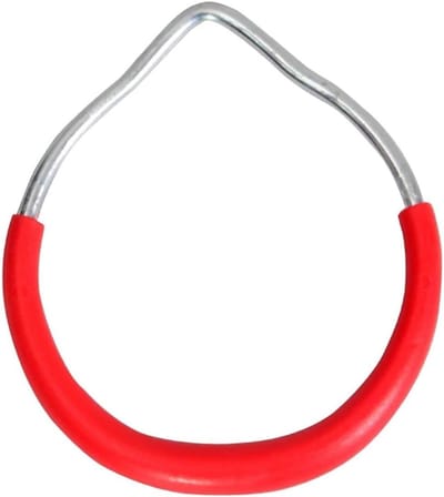 Gymnastiek Ringen - Oefen Ringen - Kracht Training - Draagbaar voor Binnen en Buiten - 15.5 x 13.5 cm - Zwart