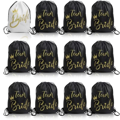 Cosensi - Bride Gym Bag - Bachelorette Party - Sportieve rugzak voor hen party - 32x42cm - Draagbare gymtas voor bruid - Geschikt voor volwassenen ...