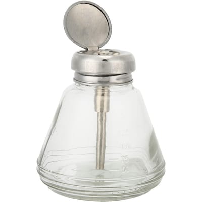 Distributeur à pompe 150 ml pour Nail Art Récipient à liquide transparent Bouteille à pression Accessoires Bouteille à pompe white