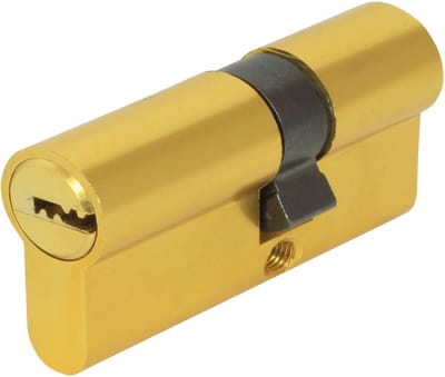 Domino® Cilinderslot Profielcilinder HOMER 31/36 - Deurslot - incl. 5 sleutels - Insteekslot - Voordeurslot Veiligheidscilinder Vernikkeld - Meer dan 25.000 cycli - Goud