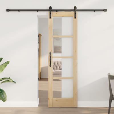 vidaXL - Schuifdeur - ORKDAL - Naturel - 61 - x - 198,5 - cm