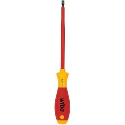 Wiha Softfinish VDE Geteste Schroevendraaier Sleufkop 2,5X75 mm