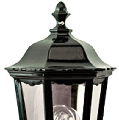 KS Verlichting Ancona plat Buitenlamp wandlamp Zwart