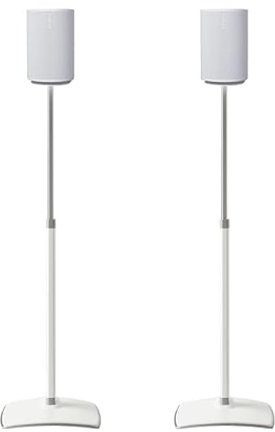 Verstelbare Speaker Stands voor Sonos Era 100 - Wit - Ideaal voor Thuisbioscoop en Surround Sound